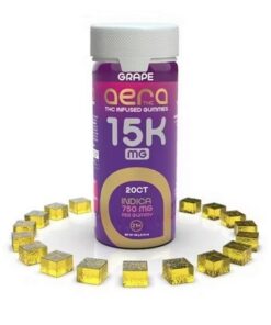 Aera Grape THC Infused Gummies – 15000mg
