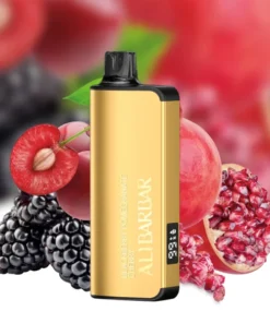 ALIBARBAR Ingot 9000 Puffs Blackberry Pomegranate Cherry Disposable Vape