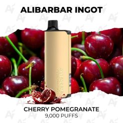ALIBARBAR Ingot 9000 Puffs – Cherry Pomegranate Disposable Vape