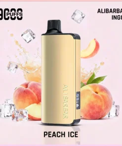 ALIBARBAR INGOT 9000 Puffs – Peach Ice Disposable Vape
