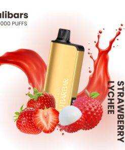 ALIBARBAR Ingot 9000 Puffs Strawberry Lychee Disposable Vape