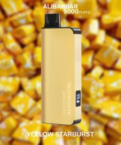 ALIBARBAR Ingot 9000 Puffs – Yellow Starburst Disposable Vape