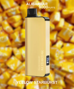 ALIBARBAR Ingot 9000 Puffs – Yellow Starburst Disposable Vape
