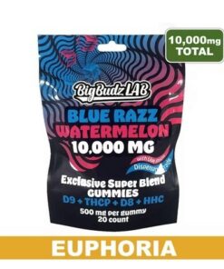 Blue Razz termelon D9 THCP Edible Gummies AU
