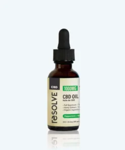 Cannabis Full Spectrum CBD Oil in a 30ml tincture bottle