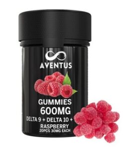 Delta 9 THC Raspberry Edible Gummies