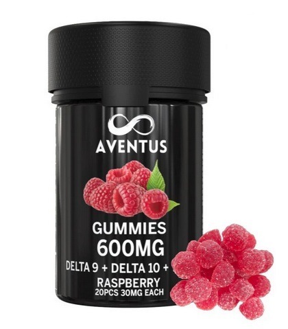 Delta 9 THC Raspberry Edible Gummies