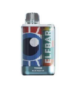 ELF BAR TE6000 Puffs Blue Razz Ice vaping device