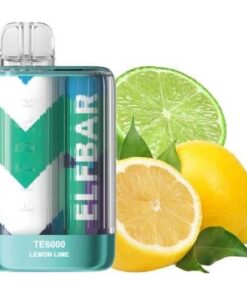 ELF BAR TE6000 Puffs Lemon Lime vaping device