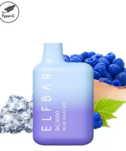 ELFBAR BC3000 Puffs Blue Razz Ice disposable vape