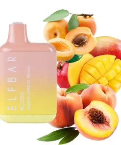 ELFBAR BC3000 Puffs Mango Apricot Peach vape device