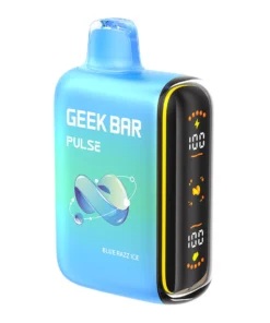 Geek Bar Pulse Blue Razz Ice 9000 Puffs rechargeable disposable vape