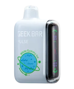 Geek Bar Pulse White Gummy Ice 9000 Puffs rechargeable disposable vape