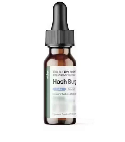 Hash Burger Live Rosin Tincture 15ml bottle