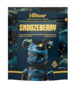 HiBear Snoozeberry Sleep THC Gummies AU