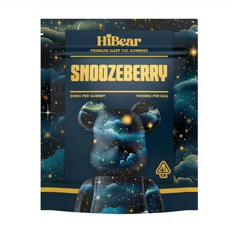 HiBear Snoozeberry Sleep THC Gummies AU