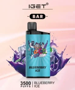 IGET Bar 3500 Puffs Blueberry Ice Disposable Vape