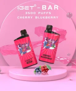 IGET Bar 3500 Puffs Cherry Blueberry Disposable Vape
