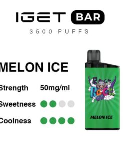 IGET Bar 3500 Puffs – termelon Mint Ice