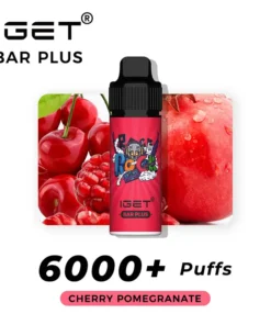 IGET Bar Plus Kit – Cherry Pomegranate vaping device