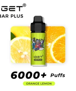 Iget Bar Plus KIT Orange Lemon vaping device