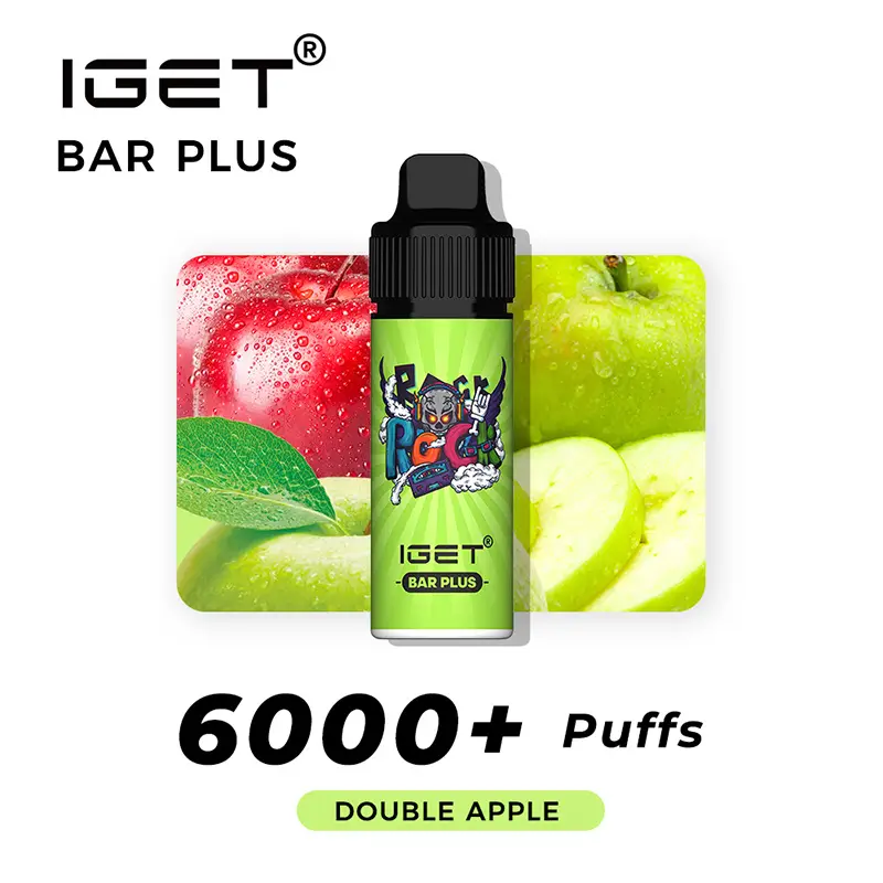 Iget Bar Pods Double Apple - Crisp and Sweet Apple Flavor