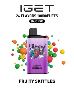 IGET Bar Pro 10000 Puffs Fruity Skittles Disposable Vape