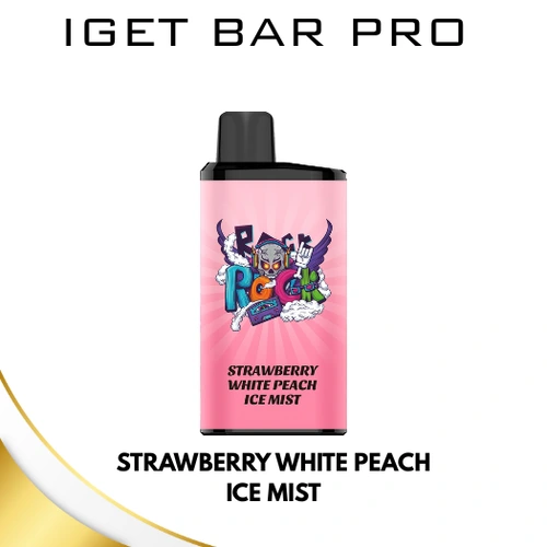 IGET Bar Pro 10000 Puffs Strawberry White Peach Ice Mist Disposable Vape