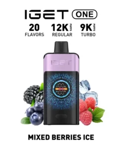 IGET One 12000 Puffs Mixed Berries Ice vaping device