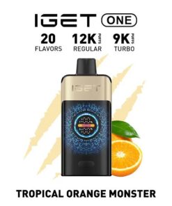 IGET One 12000 Puffs Tropical Orange Monster disposable vape