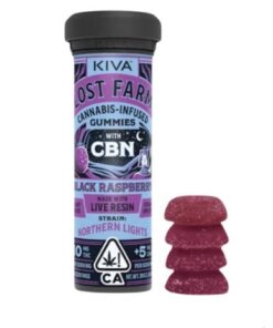 Kiva Lost Farm THC/CBN Edible Gummies