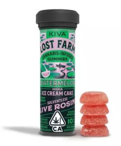 Lost Farm Live Rosin THC Gummies package