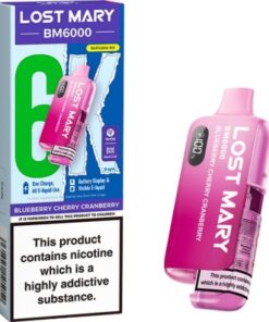 Lost Mary BM6000 Blueberry Cherry Cranberry Vape