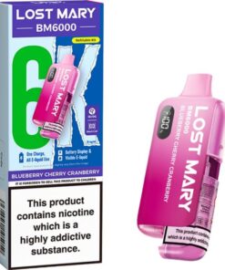 Lost Mary BM6000 Blueberry Cherry Cranberry Vape
