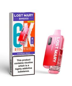 Lost Mary BM6000 Raspberry Peach Vape