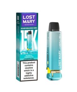 Lost Mary Nera 15000 Puffs Blue Razz Ice disposable vape