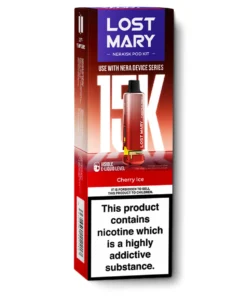Lost Mary Nera 15000 Puffs Cherry Ice disposable vape