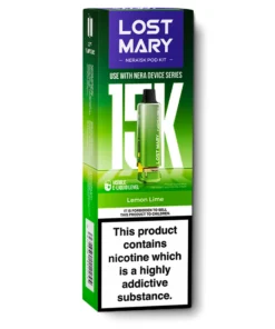 Lost Mary Nera 15000 Puffs Lemon Lime vaping device