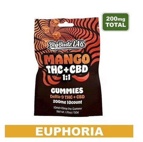 Mango Delta 9 THC + CBD Gummies