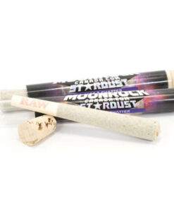 Marijuana Moonrock Pre-Rolled Joint featuring OG bud, honey oil, and kief