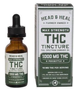 Max Strength Tincture THC 1000mg bottle