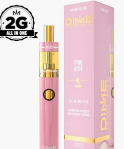 Pink Rose THC DIME Distillate Cartridge Vic