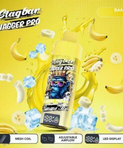 Stag Bar Jagger Pro 40000 Puffs Banana Ice vaping device