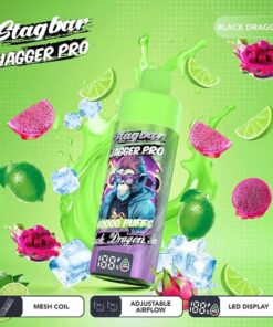 Stag Bar Jagger Pro 40000 Puffs Black Dragon Ice