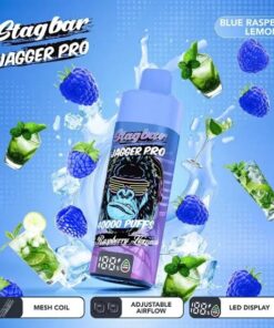 Stag Bar Jagger Pro 40000 Puffs Blue Raspberry Lemonade vaping device