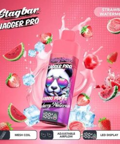 Stag Bar Jagger Pro 40000 Puffs termelon Ice vape pen