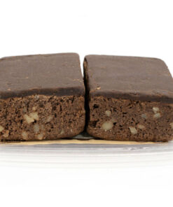 THC Double Choco Nut Brownie - a rich chocolate and nutty cannabis edible