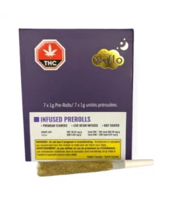 Willo Marijuana Pre-Roll Grape Ape – 7 Pack